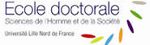 Ecole doctorale Sciences de l'Homme et de la Société